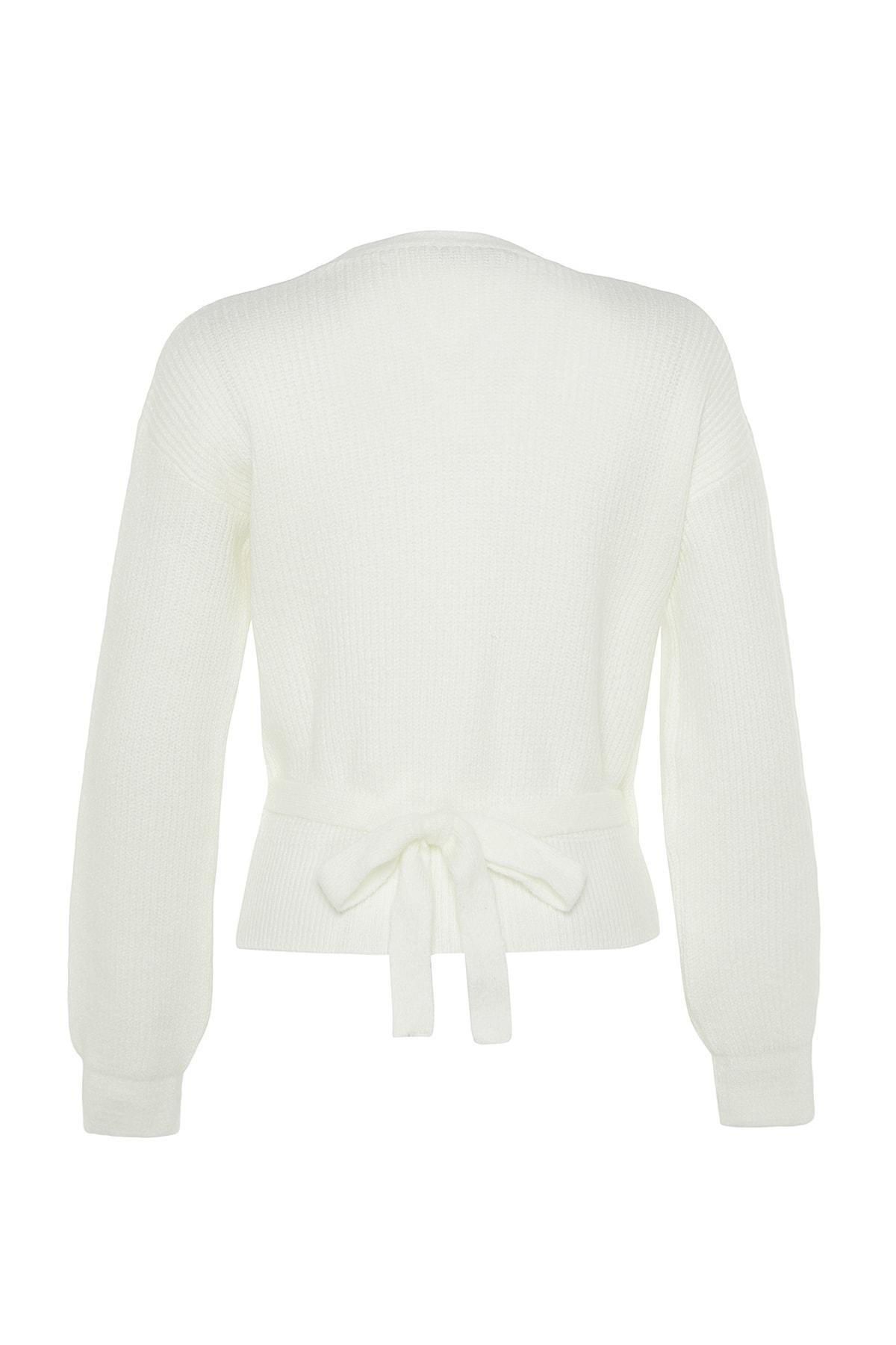 Cream Off-Shoulder Cardigan, , large image number 6