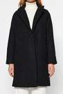 Trendyol - Black Boucle Coat