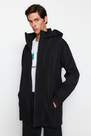 Trendyol - Black Hooded Outdoor Softshell Parka Coat