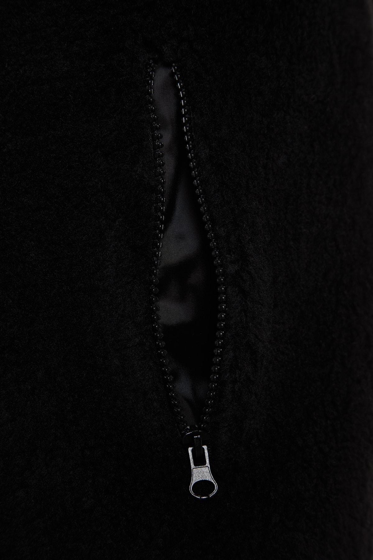 Black Colour Block Vest, , large image number 6