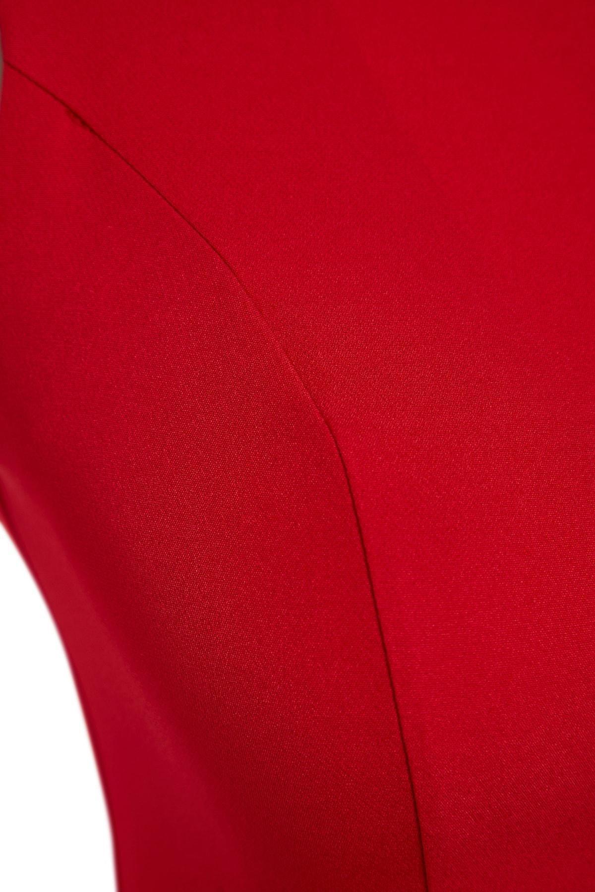 Red Bodycon Midi Dress, , large image number 8