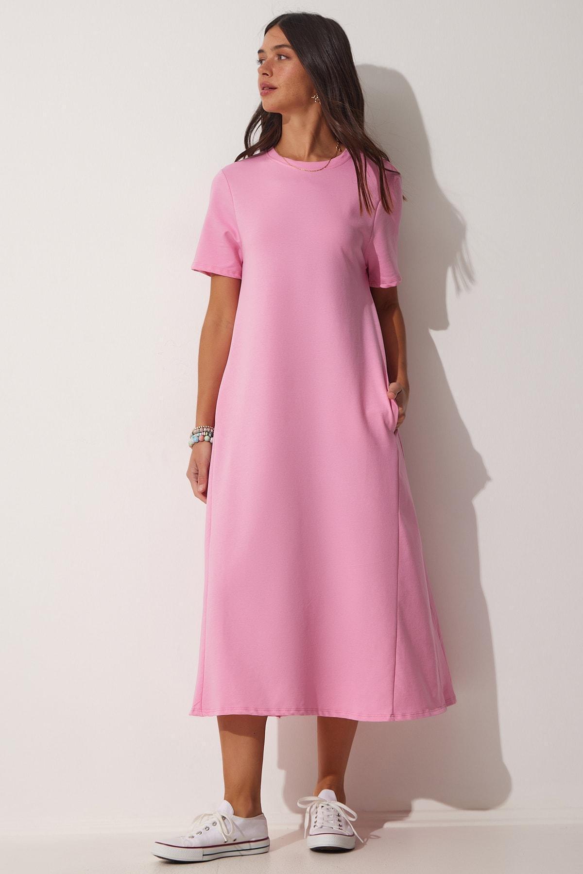 Pink A-Line Dress, , large image number 1