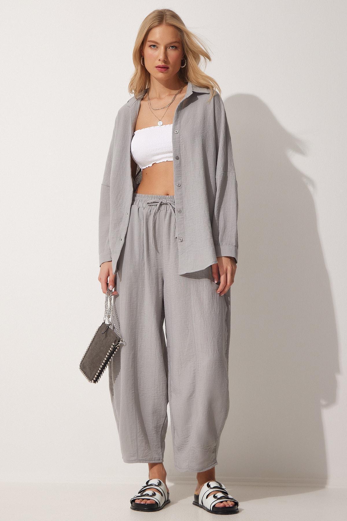 Grey Plain Co-Ord Set, , large image number 0