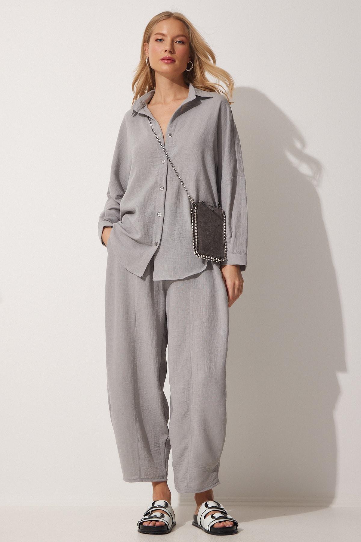 Grey Plain Co-Ord Set, , large image number 1