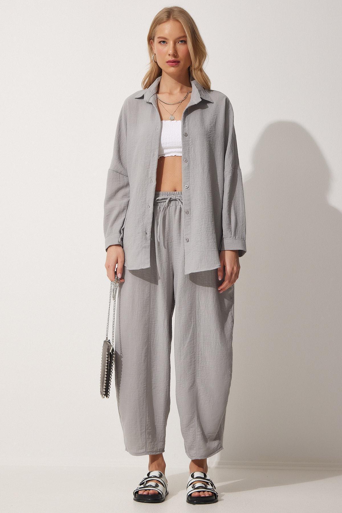 Grey Plain Co-Ord Set, , large image number 2