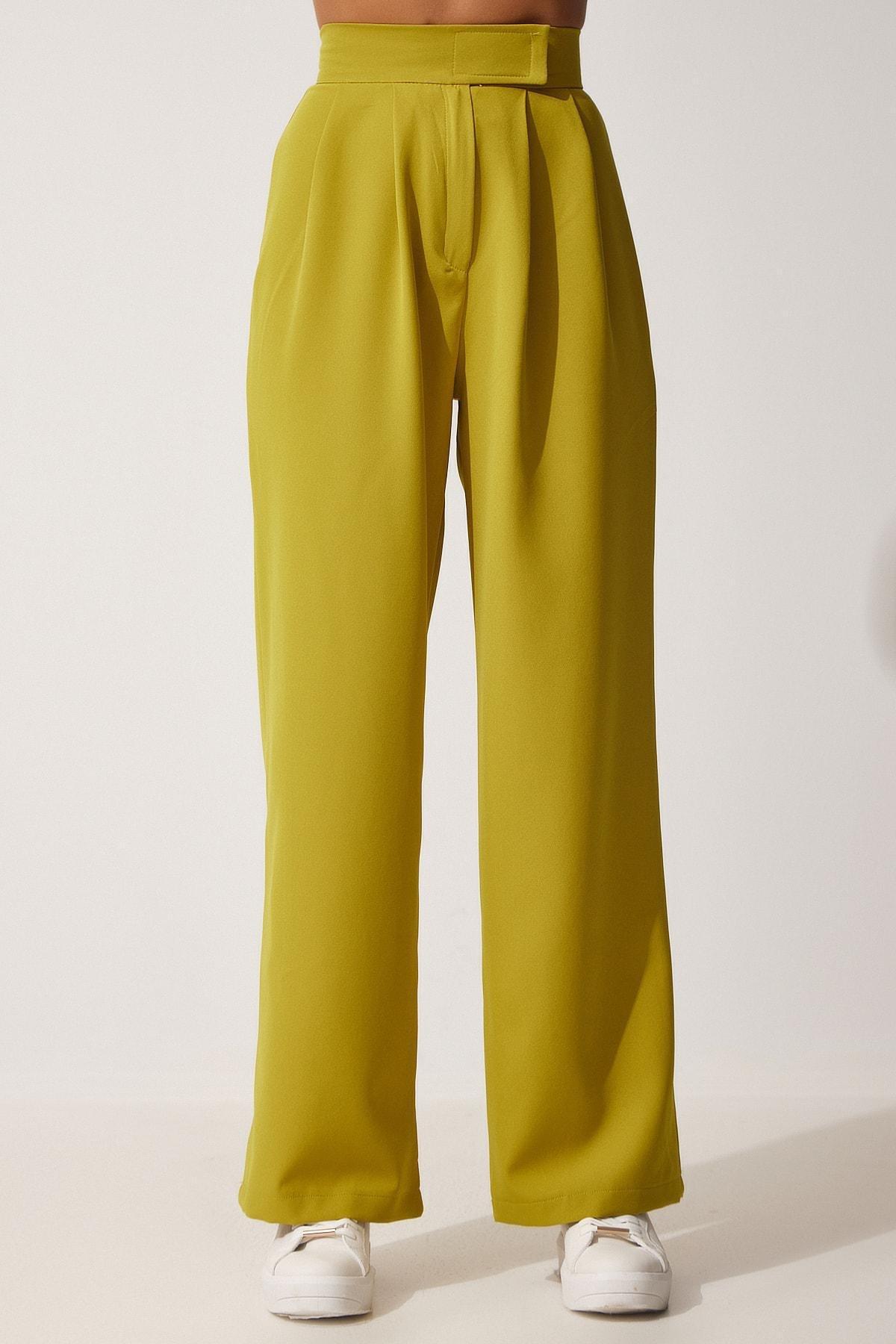 Green Relaxed Pants, , large image number 3