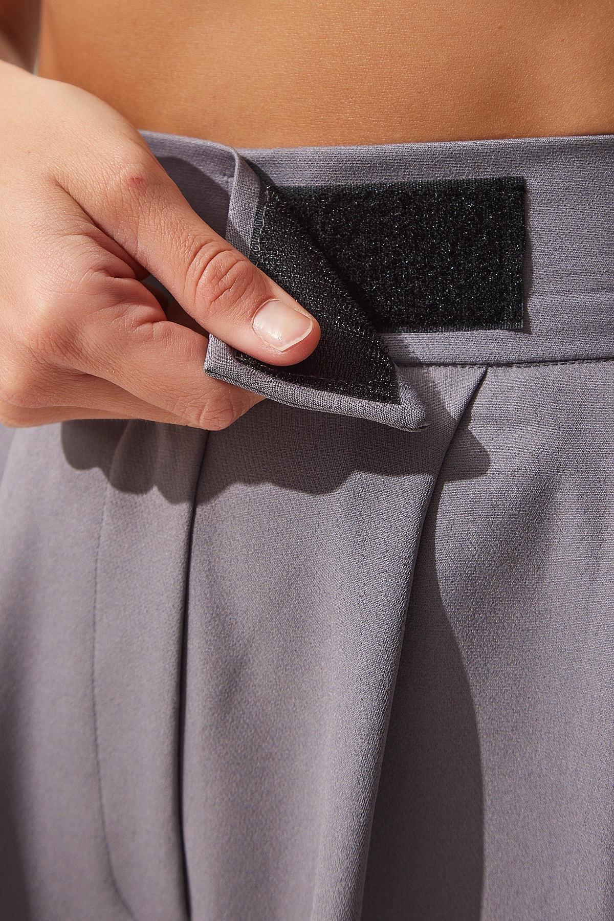 Grey Relaxed Pants, , large image number 3