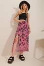 Alacati - Pink Fitted Maxi Skirt