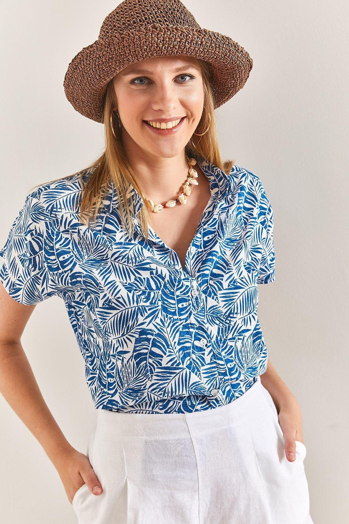 Multicolour Short Sleeve Pattern Shirt, , large image number 3