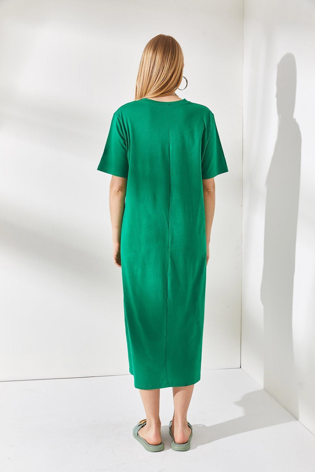 Green Oversized Dress, , large image number 3