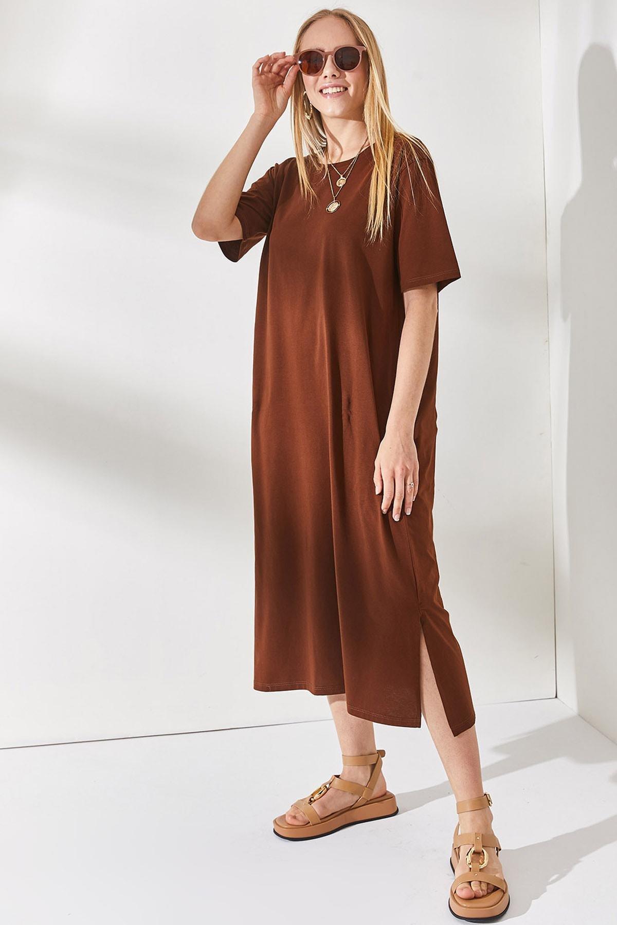 Brown A-Line Dress, , large image number 4