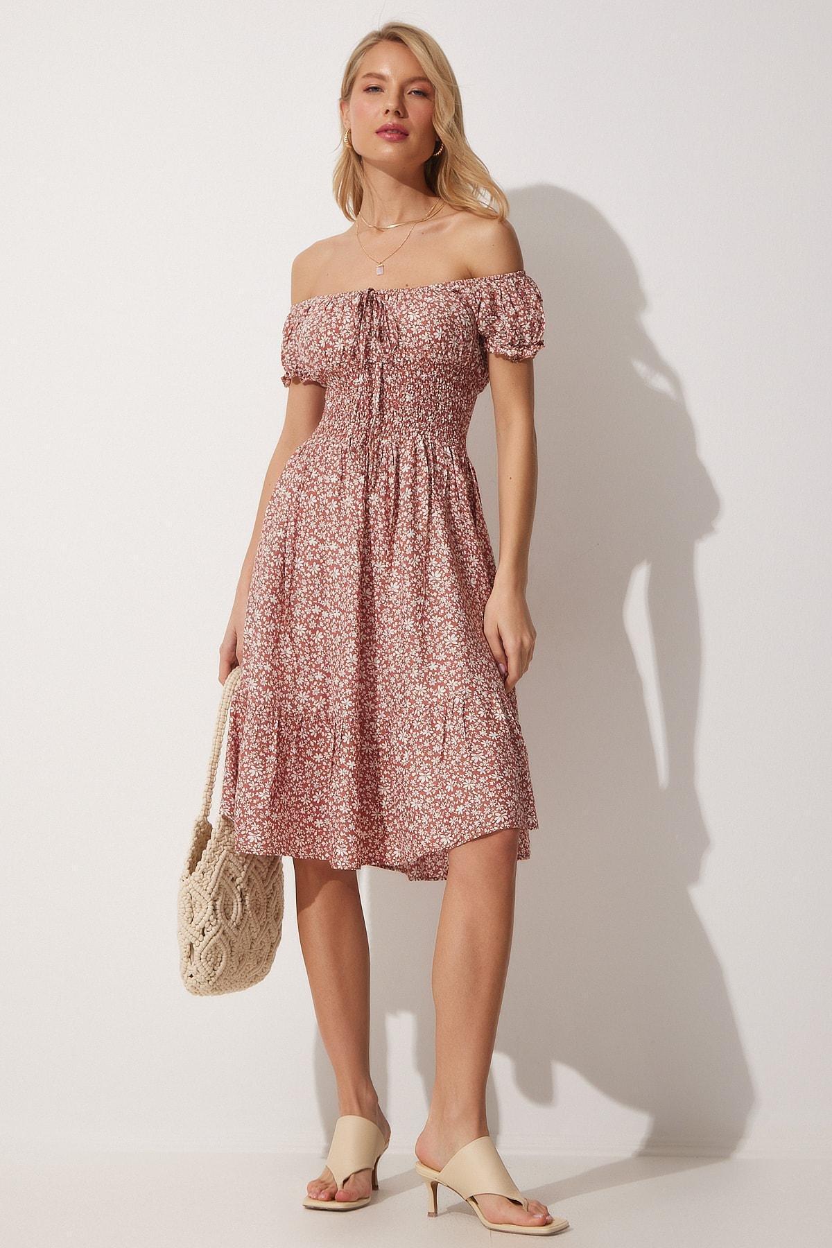 Orange Floral Dress, , large image number 2