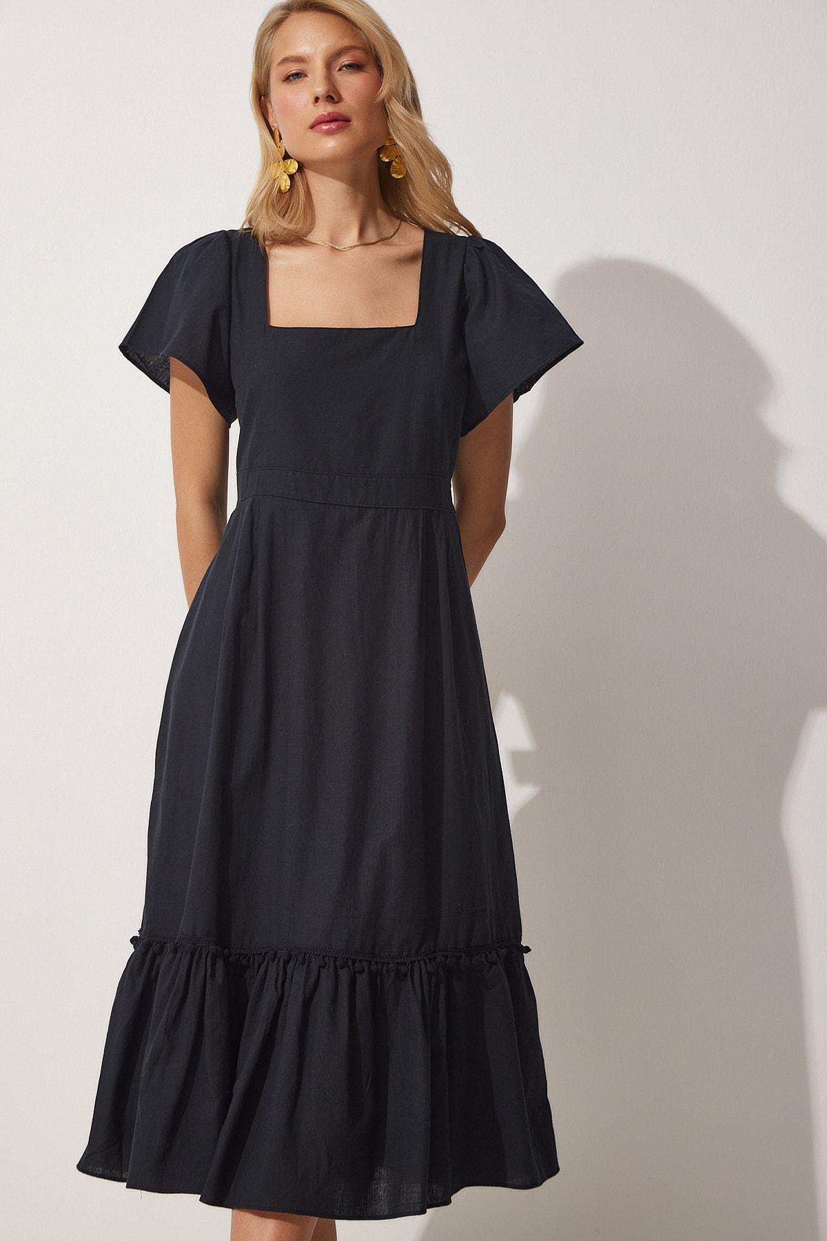 Black A-Line Dress, , large image number 0