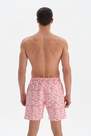 Dagi - Pink Geometric Patterned Medium Shorts