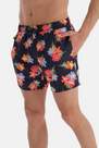 Dagi - Navy Floral Patterned Shorts