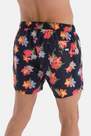 Dagi - Navy Floral Patterned Shorts