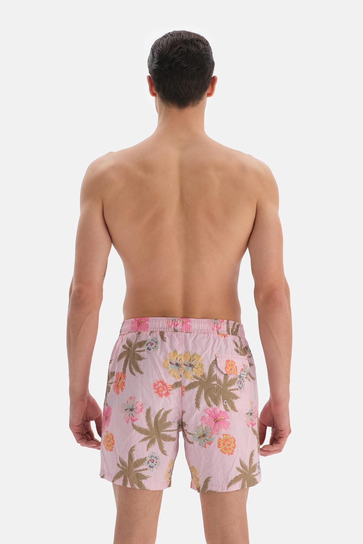 Dagi - Pink Printed Medium Shorts