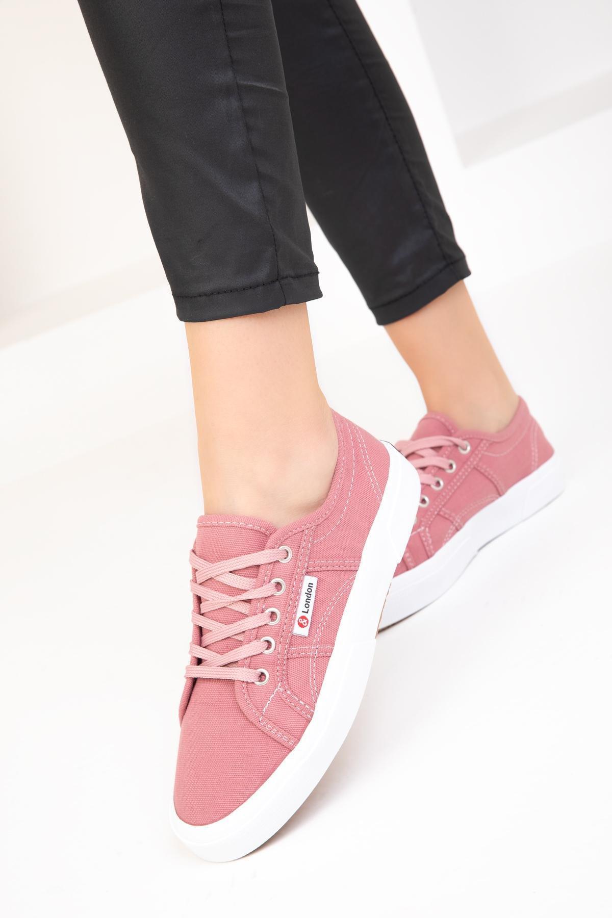 SOHO - Pink Linen Sneaker