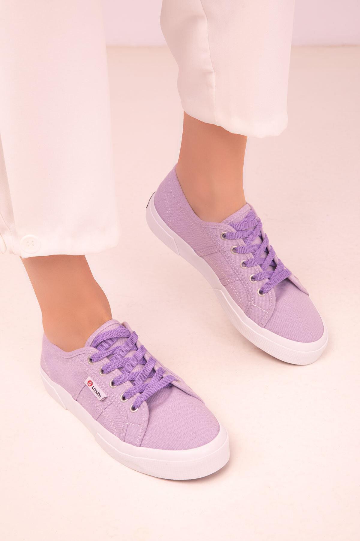 Purple Linen Sneakers, C101_4053, large image number 2