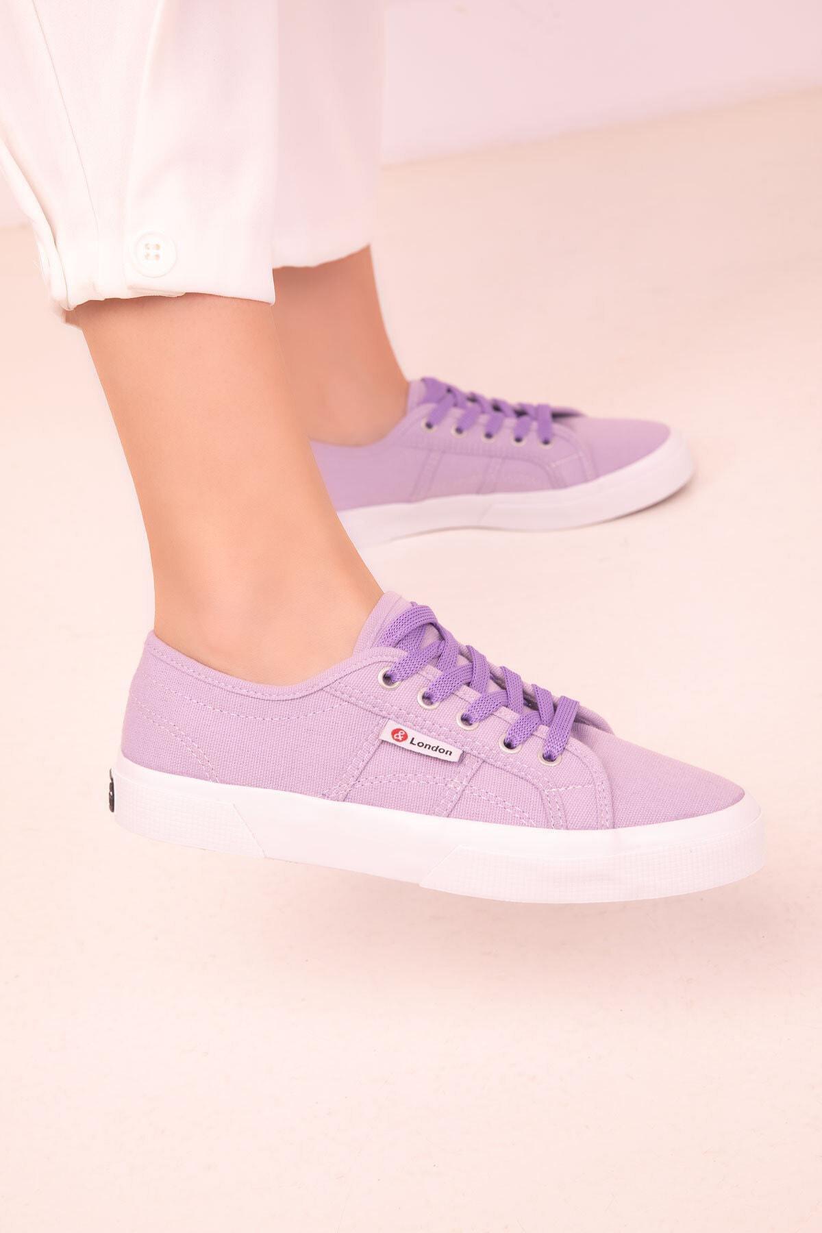 Purple Linen Sneakers, C101_4053, large image number 3