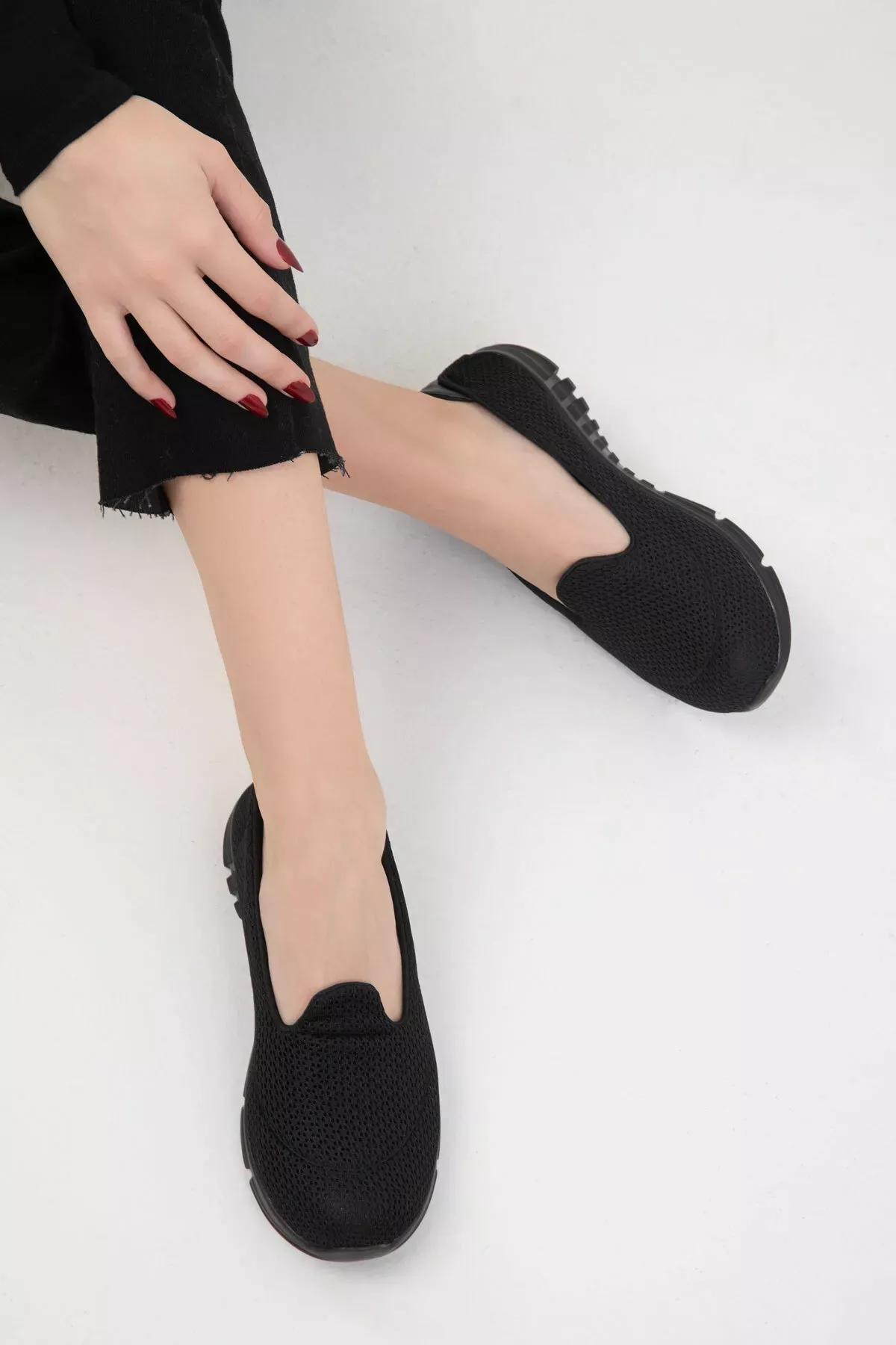 Black-Black Sneakers, , large image number 1