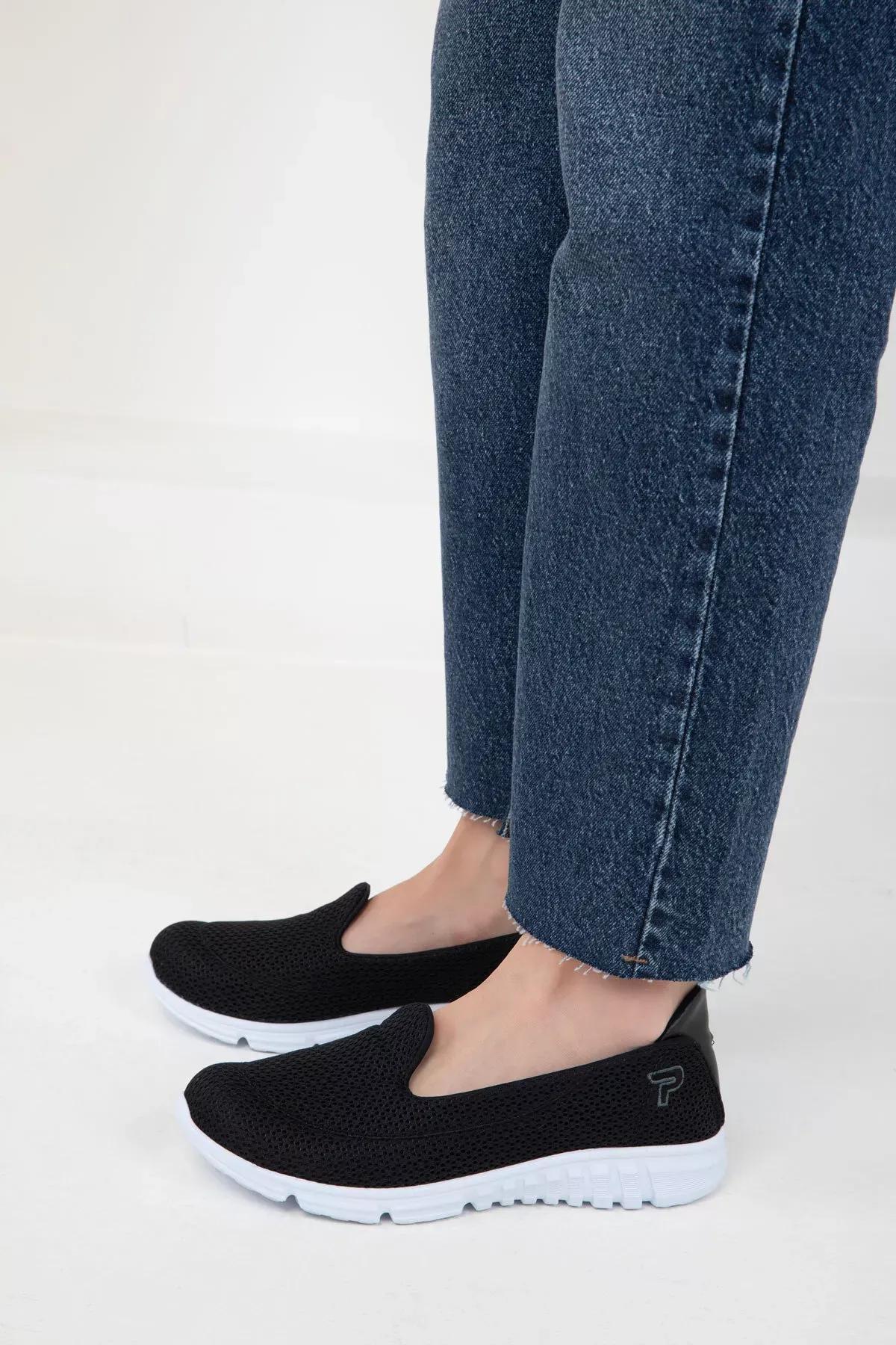 Black Flat Sneakers, , large image number 8