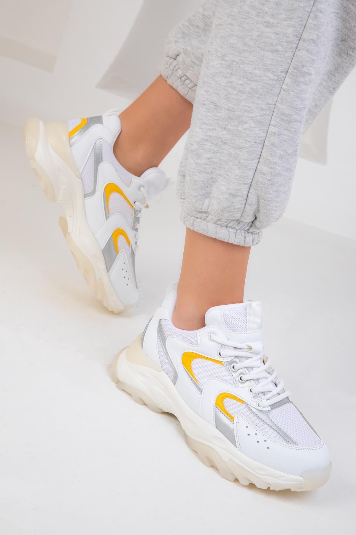 White Chunky Sneaker, C101_3932, large image number 3