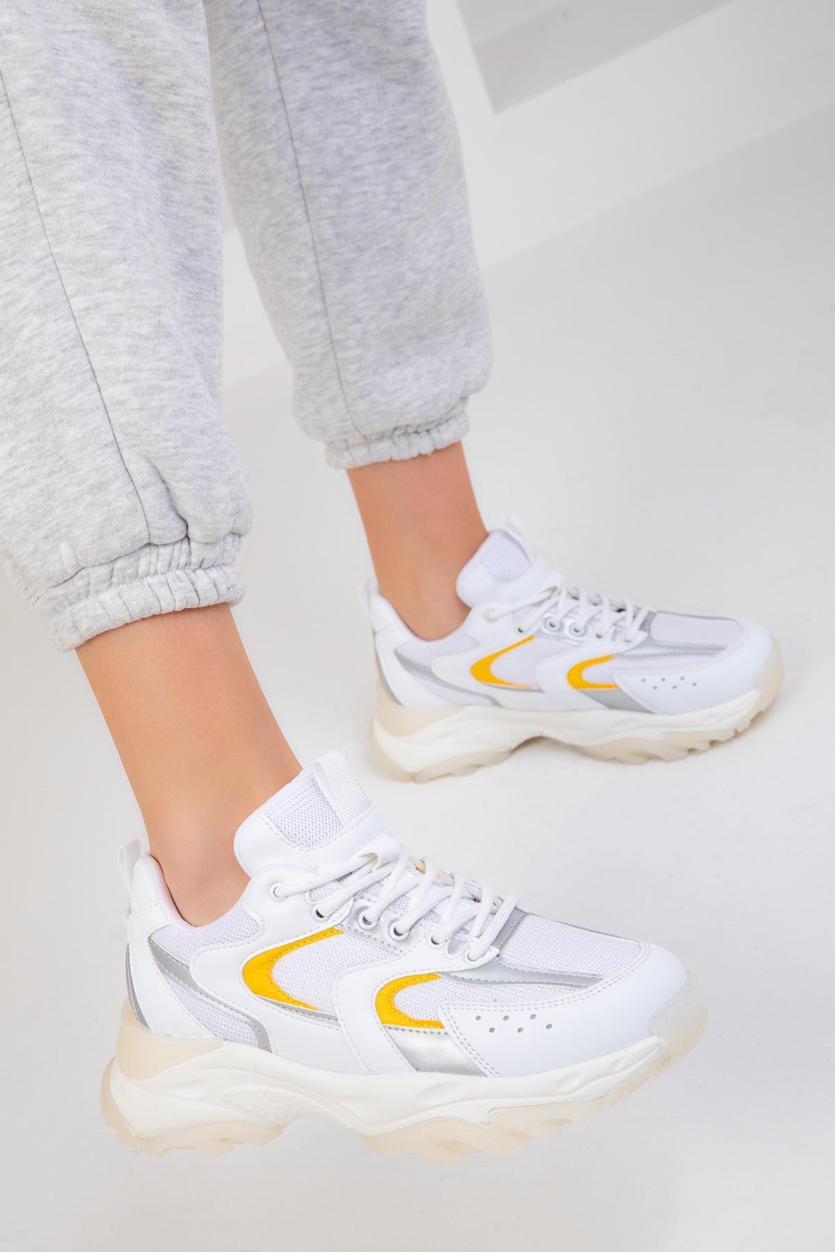White Chunky Sneaker, C101_3932, large image number 4
