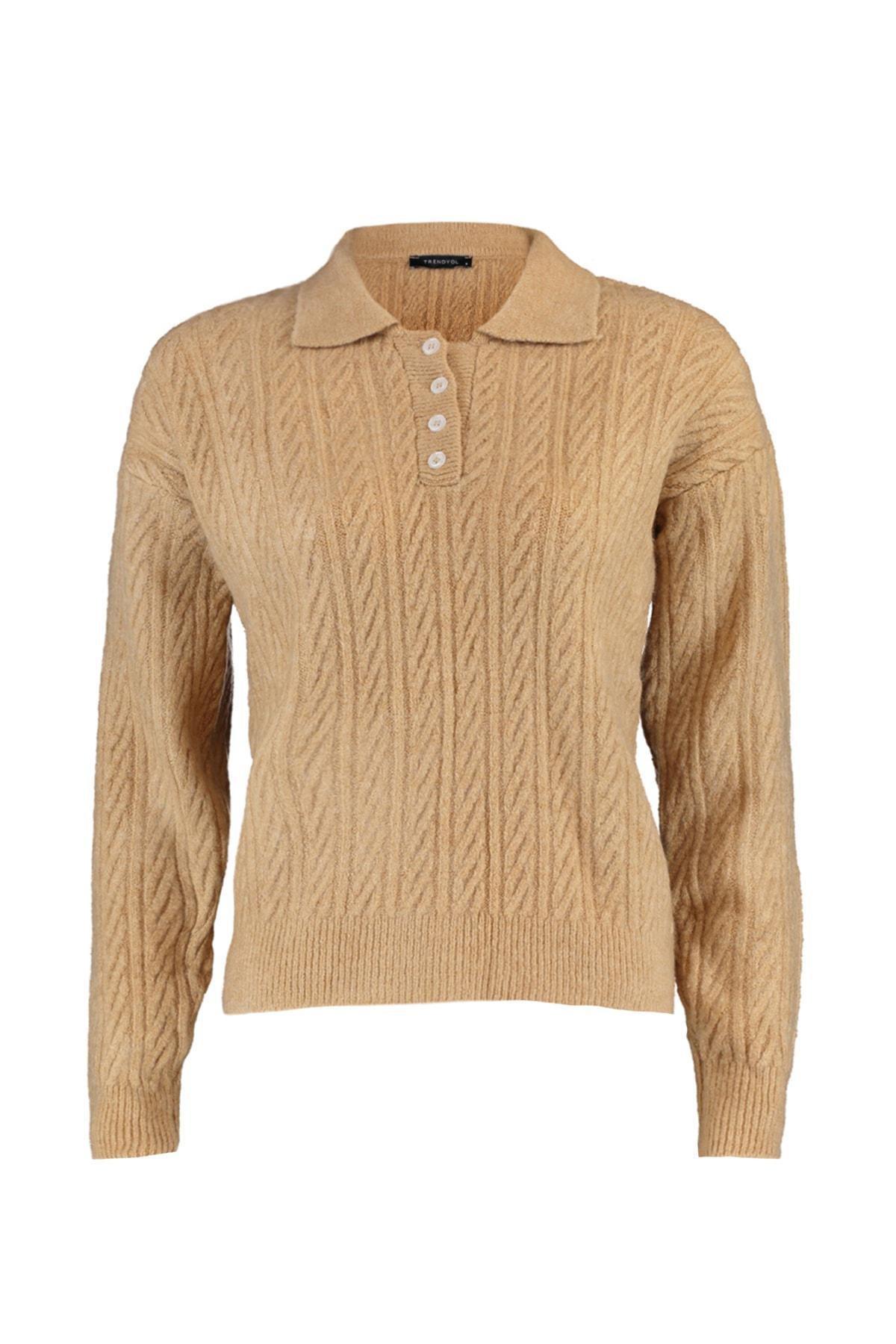 Brown Regular Sweater, , large image number 5