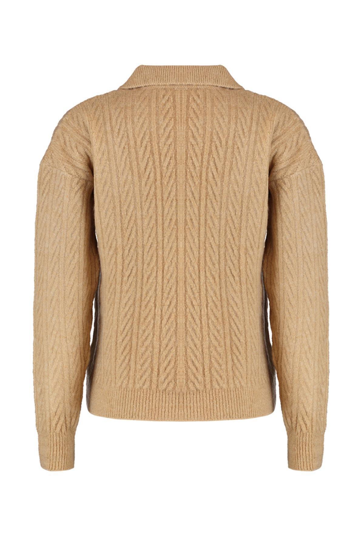Brown Regular Sweater, , large image number 7