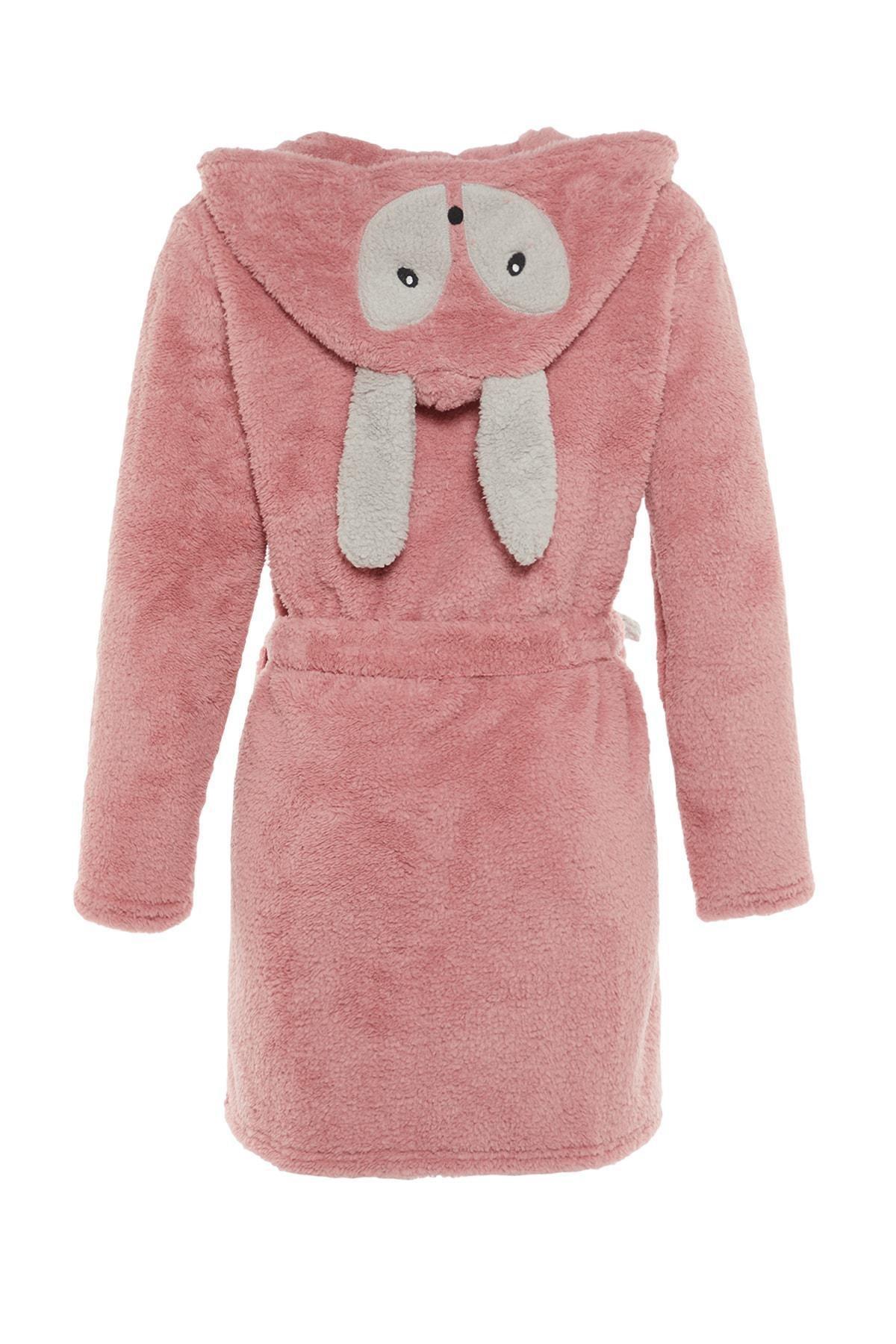 Pink Midi Dressing Gown, , large image number 6