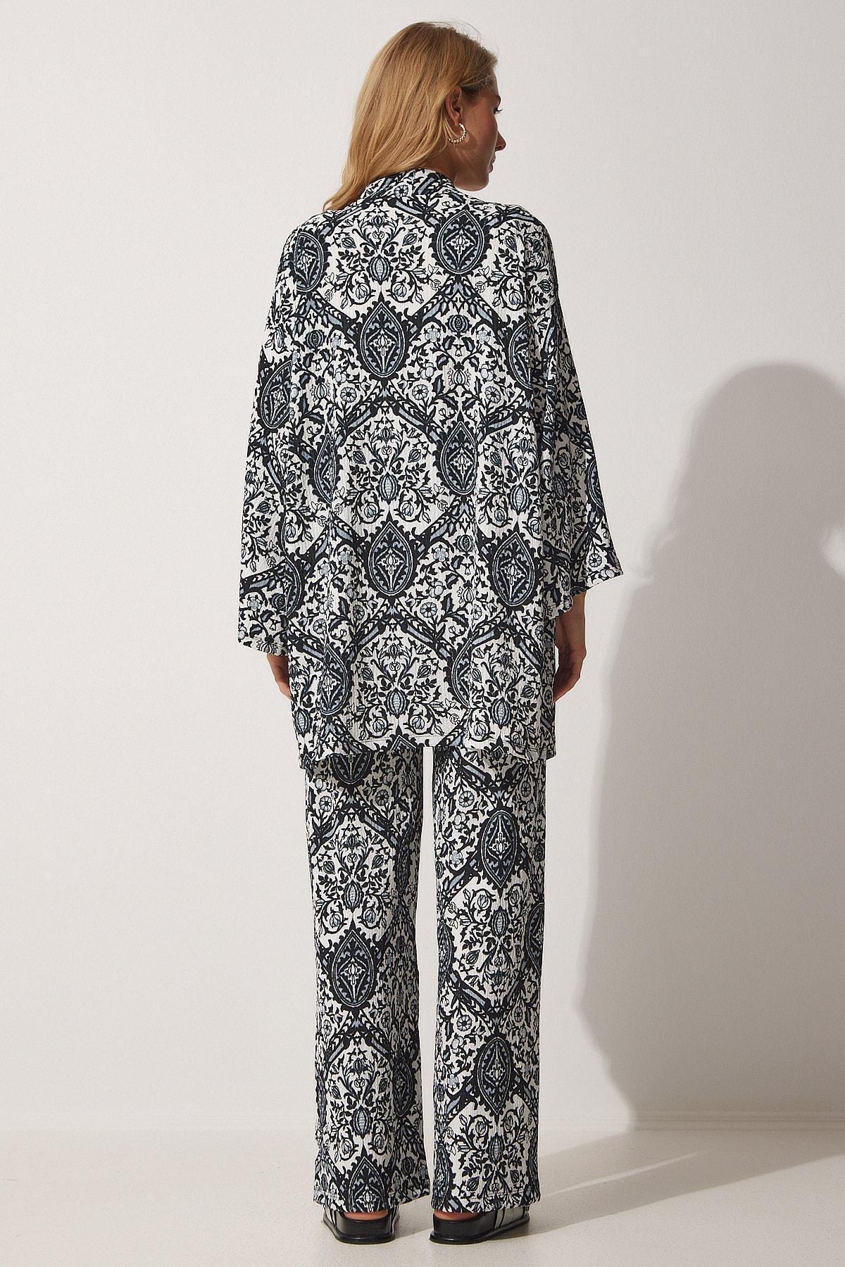 Black Ethnic Co-Ord Set, , large image number 3