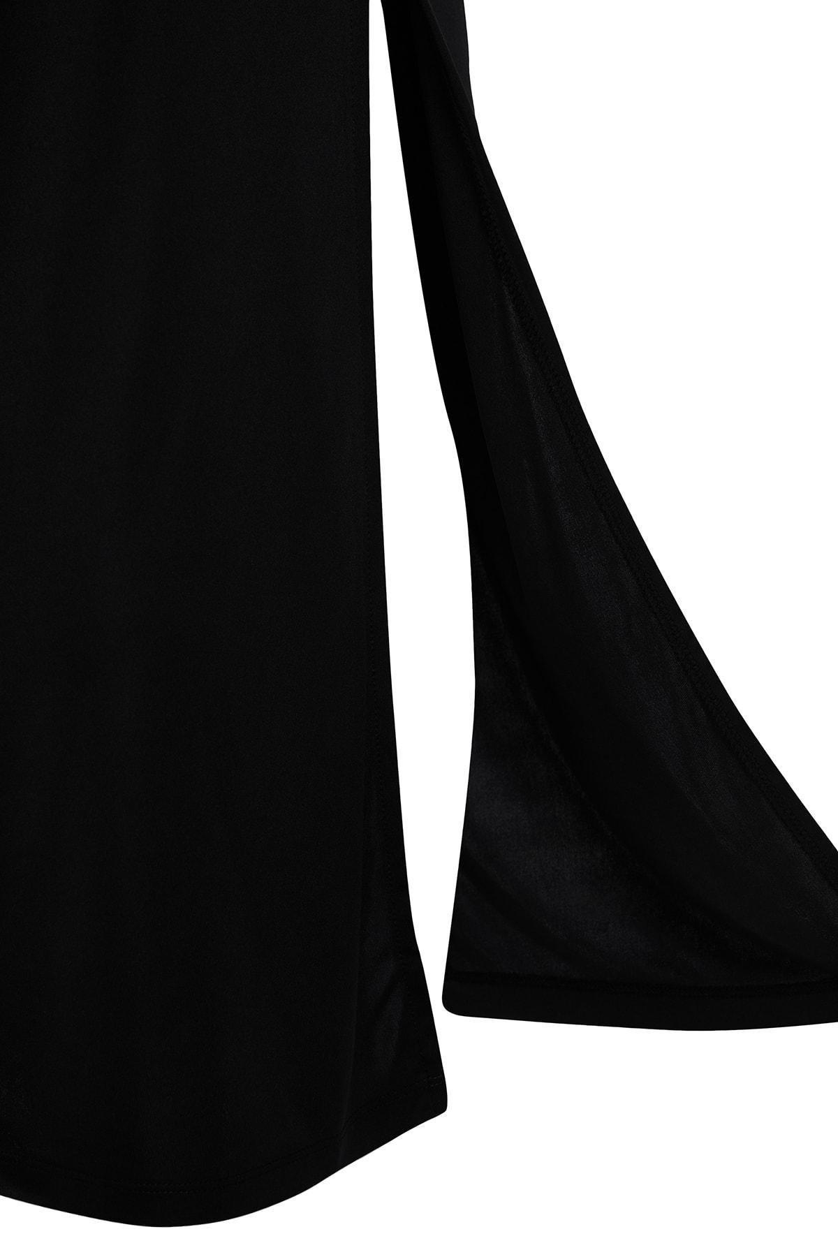 Black Maxi Skirt, , large image number 6