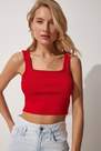 Happiness - Multicolour Basic Crop Top, Set Of 2