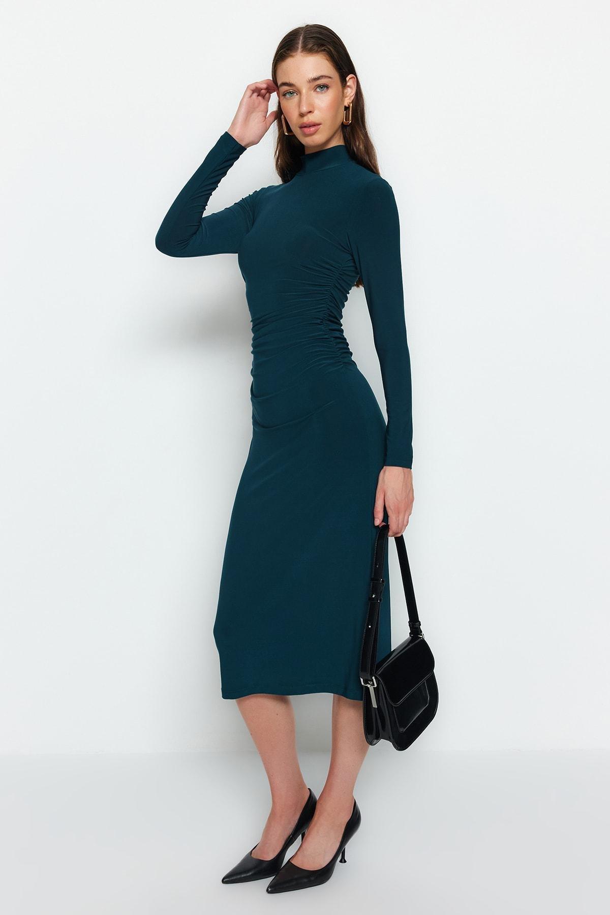 Green A-Line Dress, , large image number 2