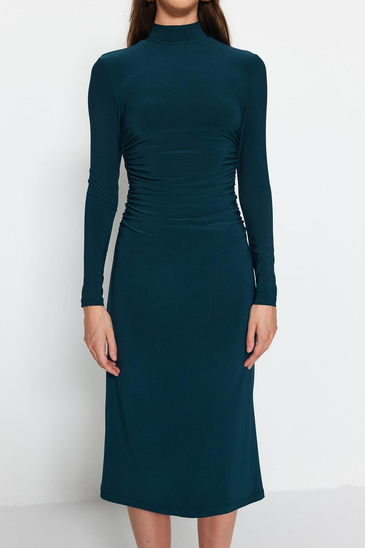 Green A-Line Dress, , large image number 3