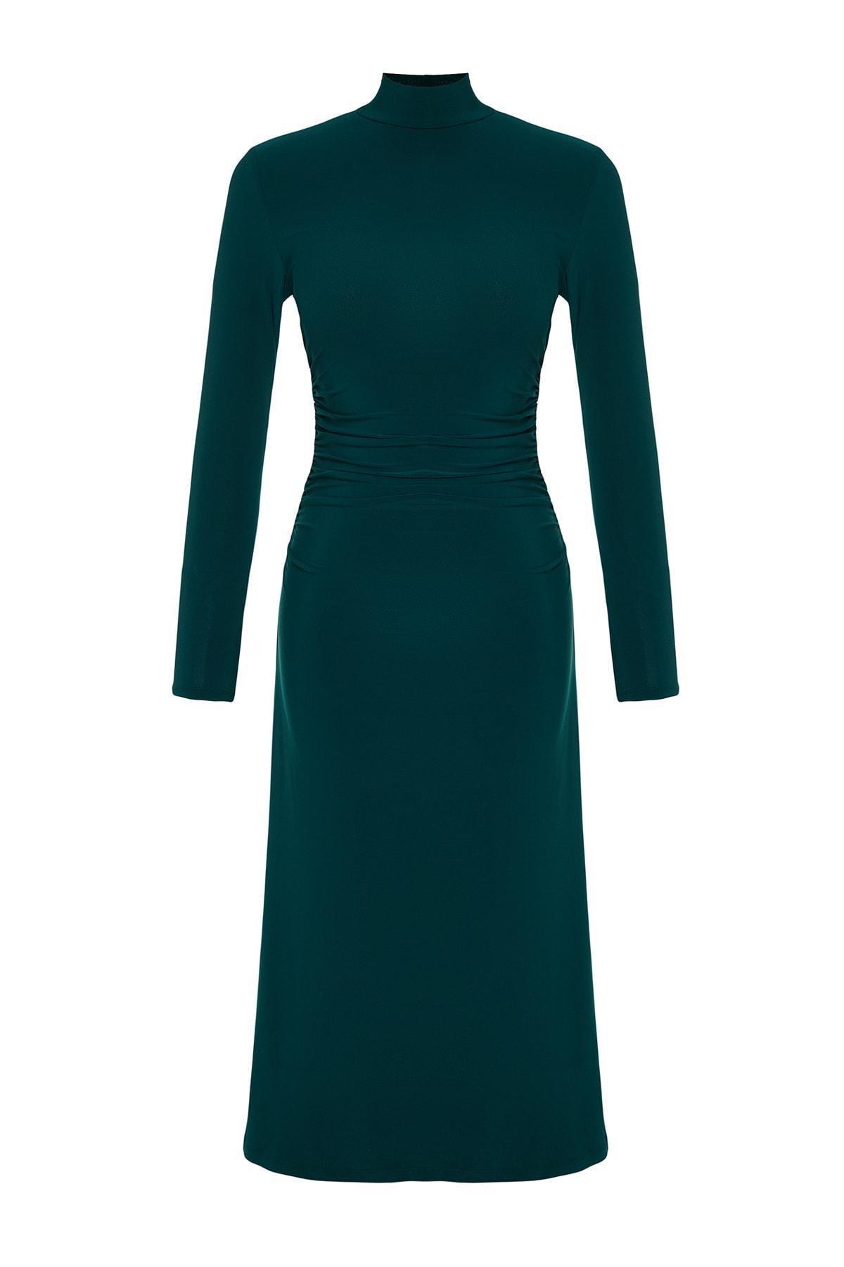 Green A-Line Dress, , large image number 7