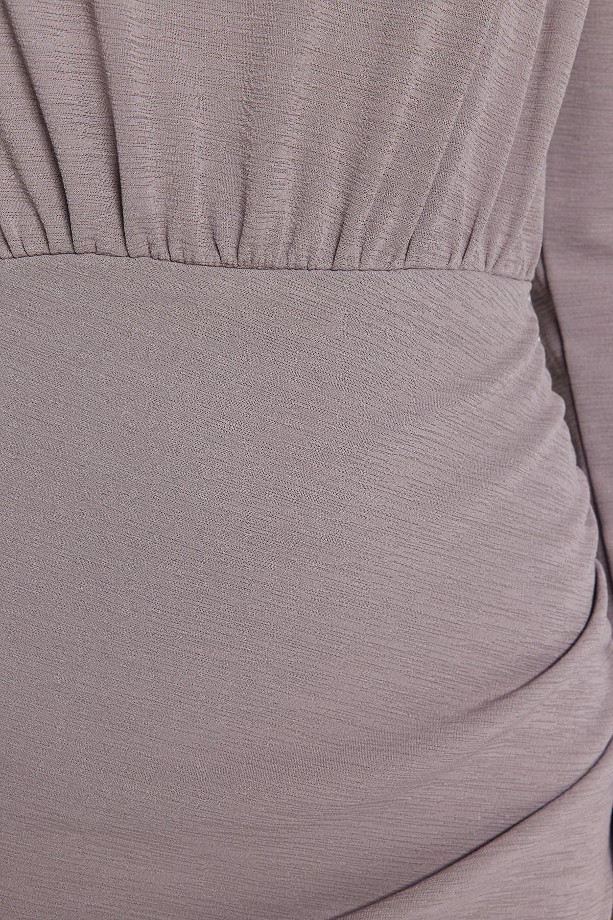 Brown Asymmetric Dress, , large image number 2