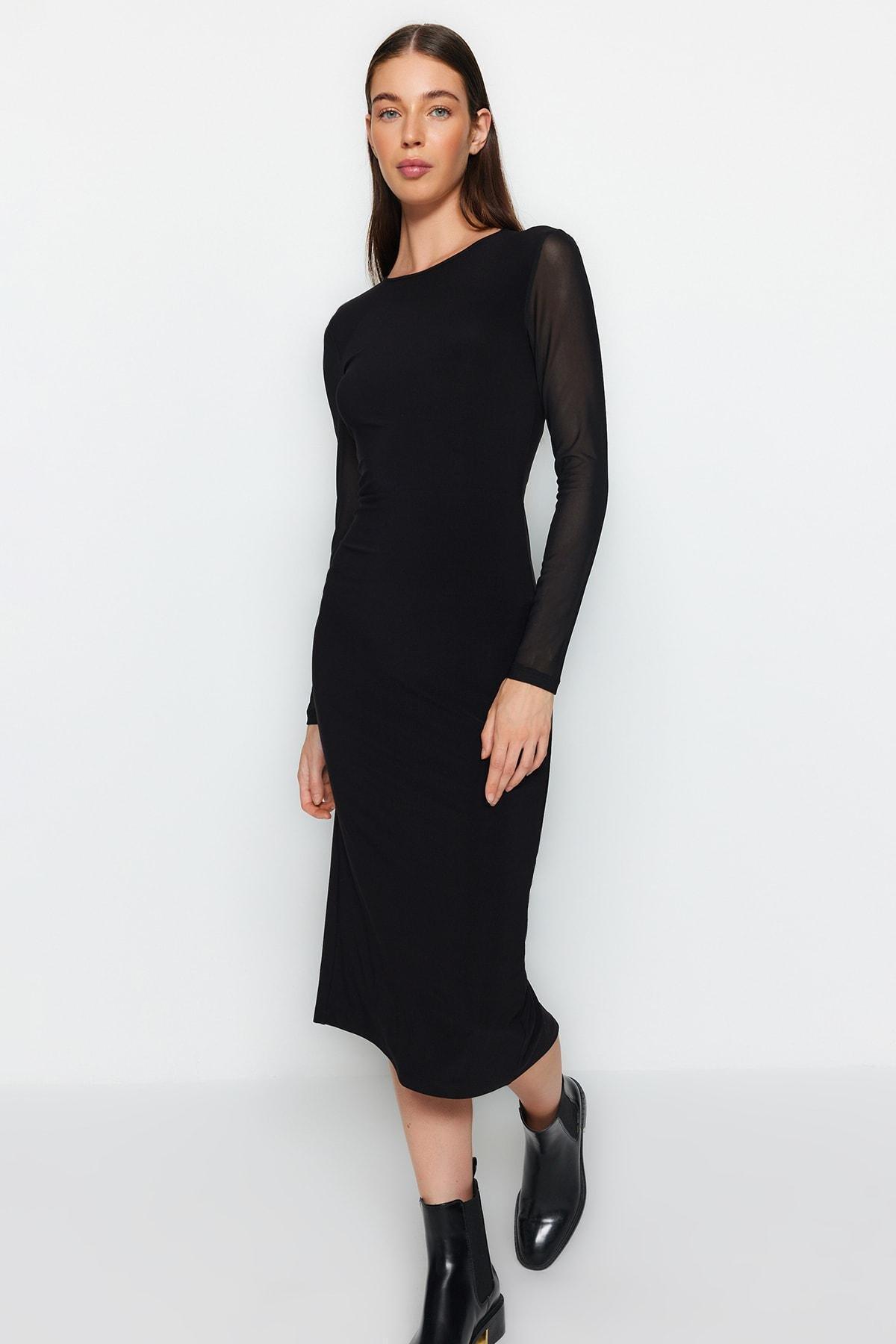 Black Bodycon Dress, , large image number 1