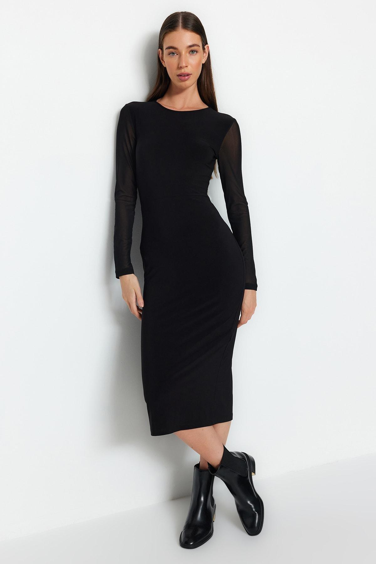 Black Bodycon Dress, , large image number 2