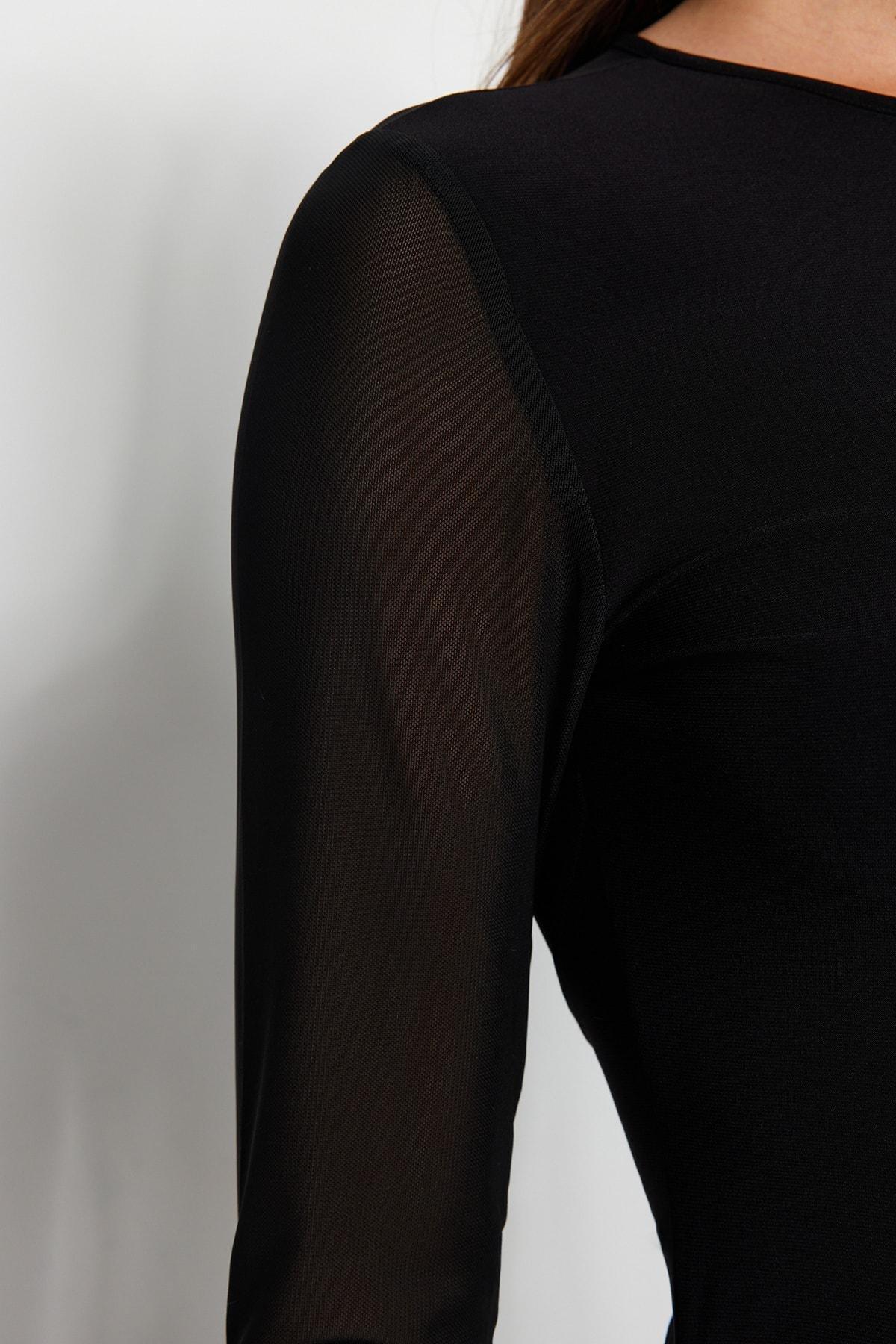 Black Bodycon Dress, , large image number 4