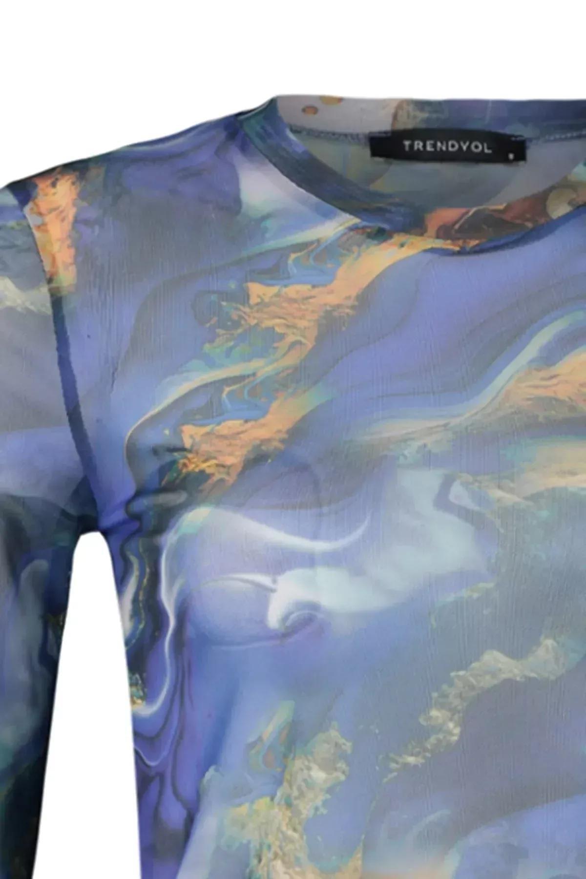 Multicolour Slim Fit Blouse, Very colorful, large image number 6