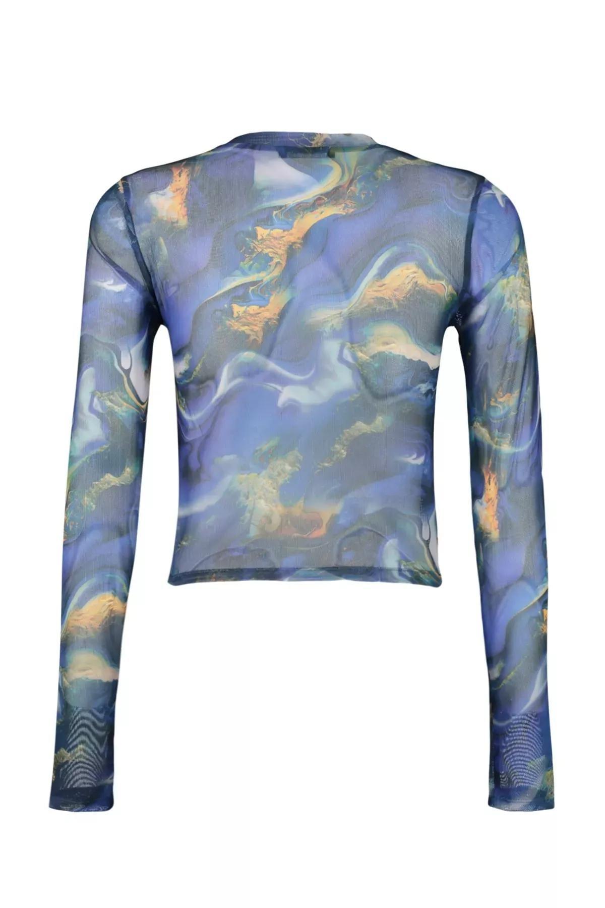 Multicolour Slim Fit Blouse, Very colorful, large image number 7