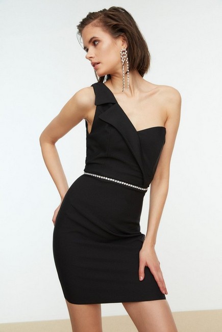Trendyol - Black Bodycon Mini Dress