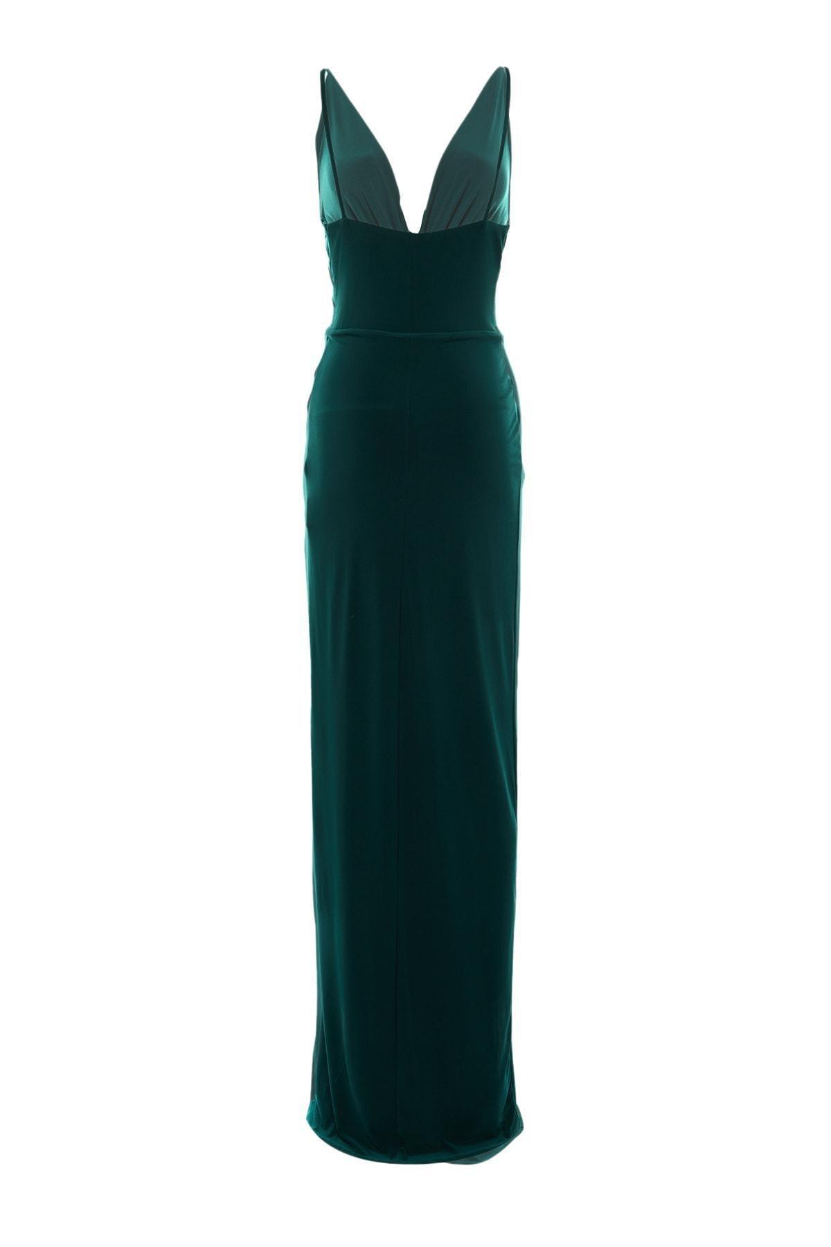 Green Mermaid Occasionwear Dress, , large image number 6