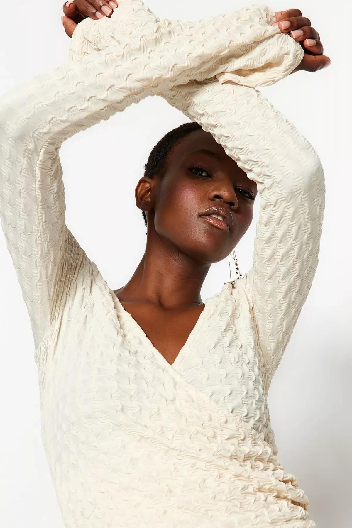 Beige Regular Blouse, Beige, large image number 1