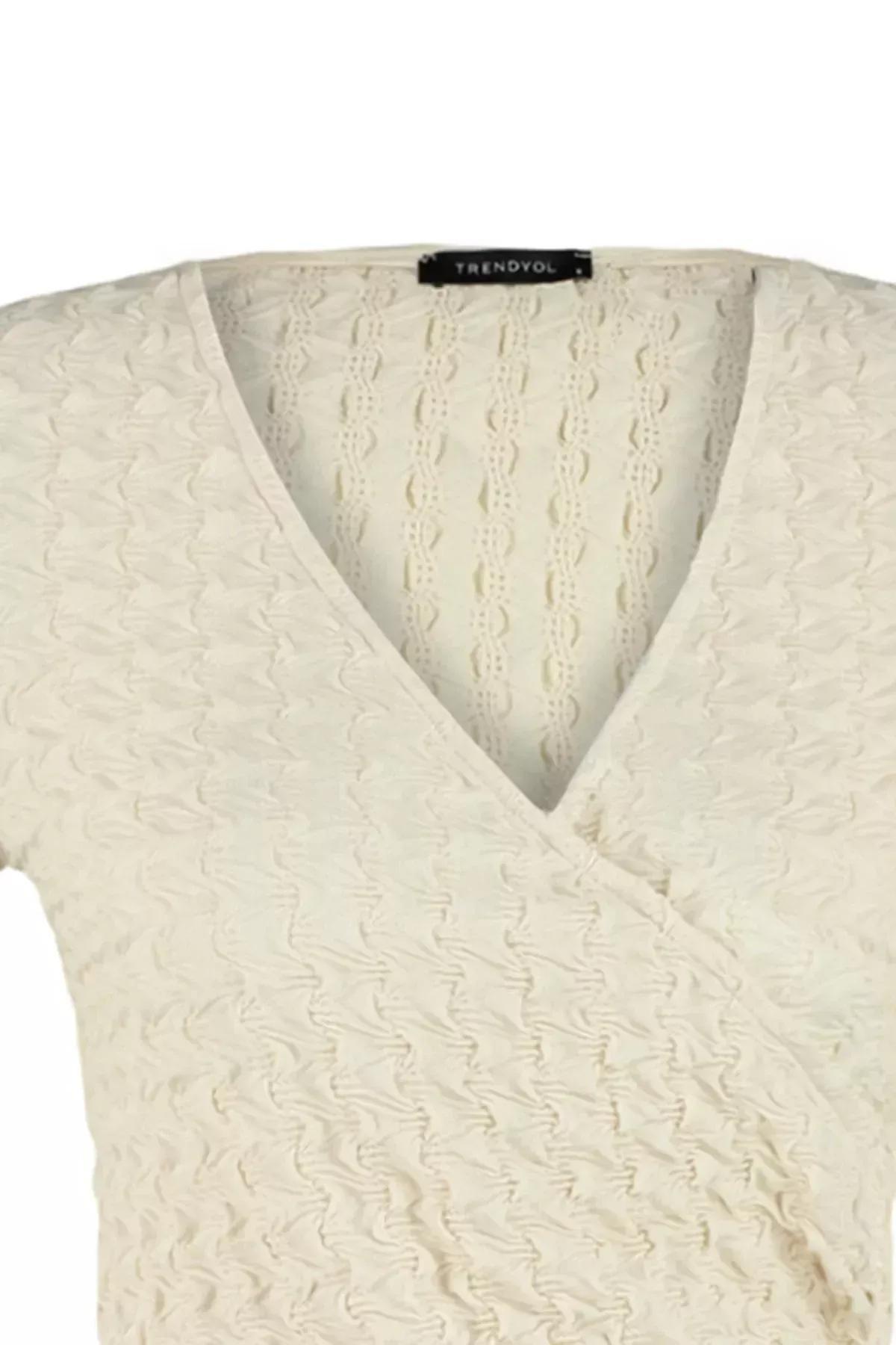 بلوزة بقصة عادية، بيج, Beige, large image number 6