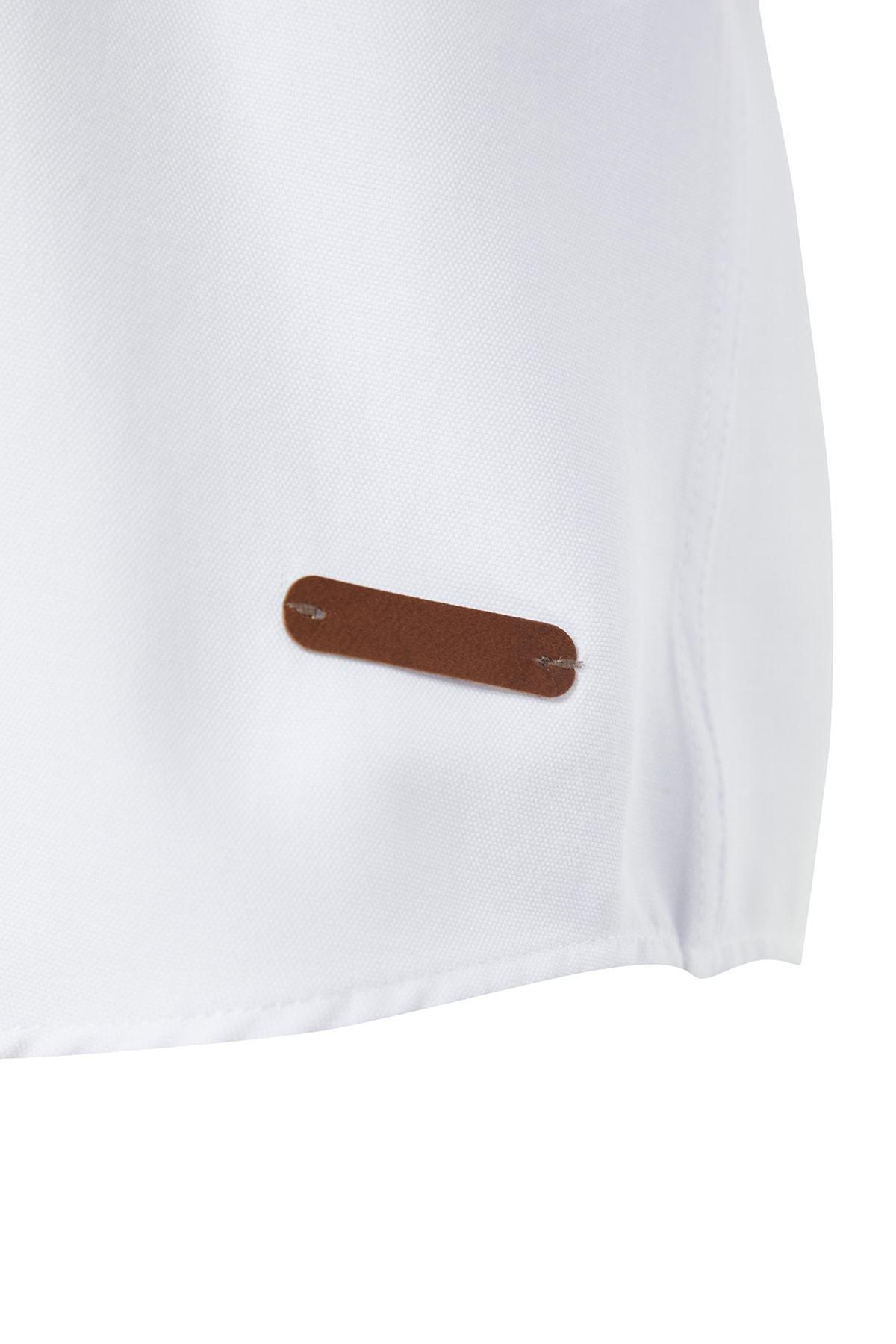 White Slim Shirt, , large image number 1