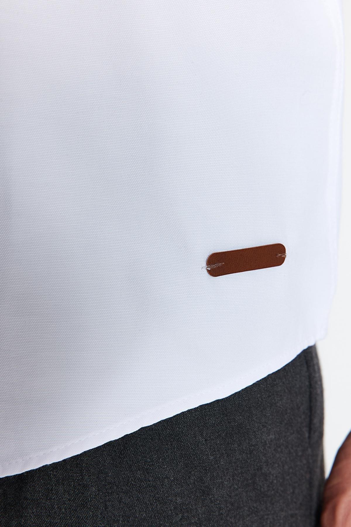 White Slim Shirt, , large image number 8