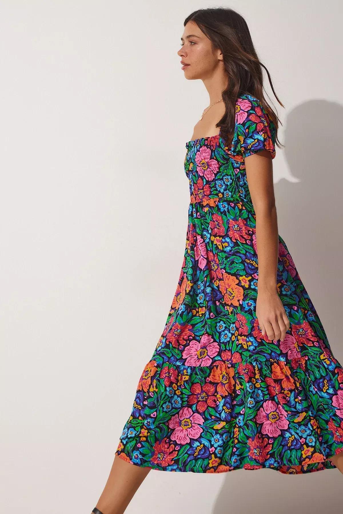 Pink Floral Dress, , large image number 0